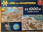 Jan van Haasteren, 2x1000., Ophalen of Verzenden, 500 t/m 1500 stukjes, Legpuzzel, Zo goed als nieuw