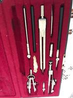 Vintage passer set, Antiek en Kunst, Antiek | Gereedschap en Instrumenten, Ophalen of Verzenden