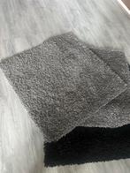 3x Ikea Hampen vloerkleed 80x80 grijs/zwart, Huis en Inrichting, Stoffering | Tapijten en Kleden, Ophalen, Gebruikt, Vierkant