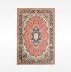 Vintage oosters pink medall Persia vloerkleed 170x227cm, Beige, Gebruikt, 150 tot 200 cm, 200 cm of meer