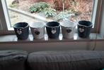 5 bloempotten, Tuin en Terras, Bloempotten, Ophalen, Rond, Binnen, Zo goed als nieuw