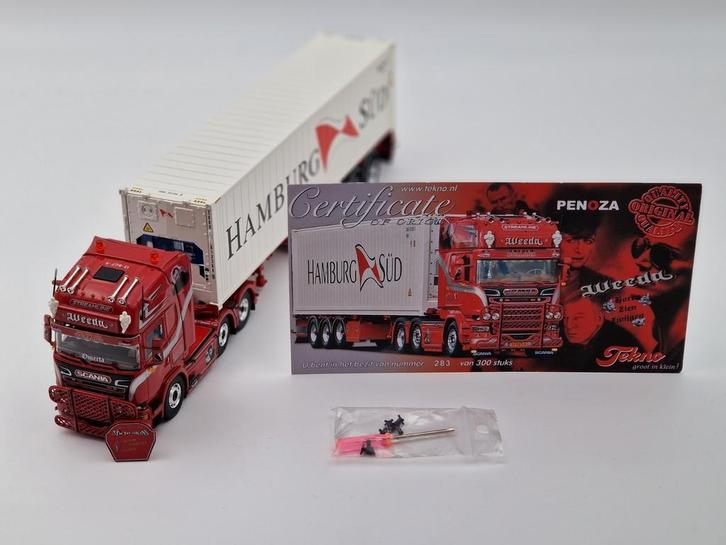 Tekno - Scania R450 Weeda Penoza, Hobby en Vrije tijd, Modelauto's | 1:50, Nieuw, Bus of Vrachtwagen, Tekno, Ophalen of Verzenden