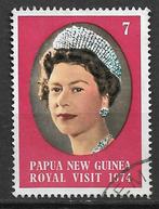Papua & New Guinea 1974 Koninklijk bezoek Elizabeth II, Verzenden, Gestempeld