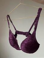 Paarse H&M bralette/soft beha, 75B. ZGAN! Kant lace Bordeaux, H&M, Verzenden, Paars, BH