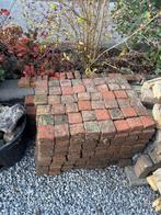 Kobbelstones rood/klinkers - Tuinbestrating, Ophalen, Gebruikt, Klinkers, Minder dan 5 m²