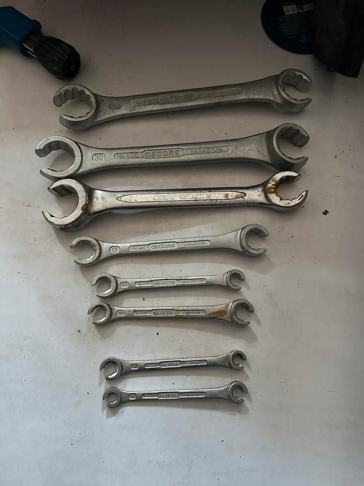 Gedore Sleutel Set - Diverse Maten, Auto diversen, Autogereedschap, Gebruikt, Ophalen of Verzenden