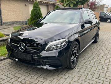 Mercedes-Benz C-klasse Estate 300 de AMG Line PANO LED NAVI  beschikbaar voor biedingen