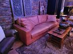 Mooie lederen bank - 3-zits, Huis en Inrichting, Banken | Bankstellen, Ophalen of Verzenden, 75 tot 100 cm, Leer