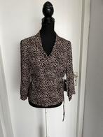 Nieuw Juffrouw JANSEN mt 42/44 L tijgerprint overslag BLOUSE, Nieuw, Juffrouw JANSEN, Maat 42/44 (L), Ophalen of Verzenden