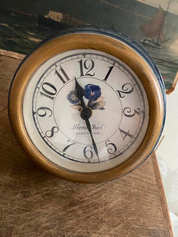 Leuke vintage Wandklok scheepsklok, Huis en Inrichting, Woonaccessoires | Klokken, Zo goed als nieuw, Ophalen of Verzenden