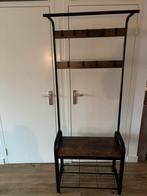 Kapstok met schoenenrek en bankje, Huis en Inrichting, Zo goed als nieuw, Minder dan 100 cm, Hout, Ophalen