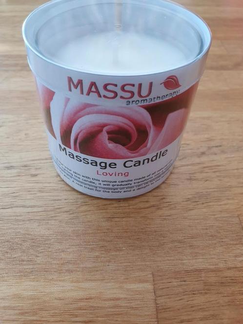 Massage loving kaars van Massu, Sieraden, Tassen en Uiterlijk, Uiterlijk | Lichaamsverzorging, Nieuw, Ophalen of Verzenden