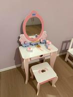 Kaptafel kinderen roze met 7 accessoires, Huis en Inrichting, Tafels | Kaptafels, Ophalen, Minder dan 50 cm, Gebruikt, Minder dan 100 cm