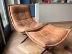 Bodilson Reeva draaifauteuil met hocker, Ophalen, Metaal, 75 tot 100 cm, Zo goed als nieuw