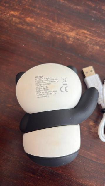 HEMA Panda Powerbank - Leuke Draagbare Oplader beschikbaar voor biedingen