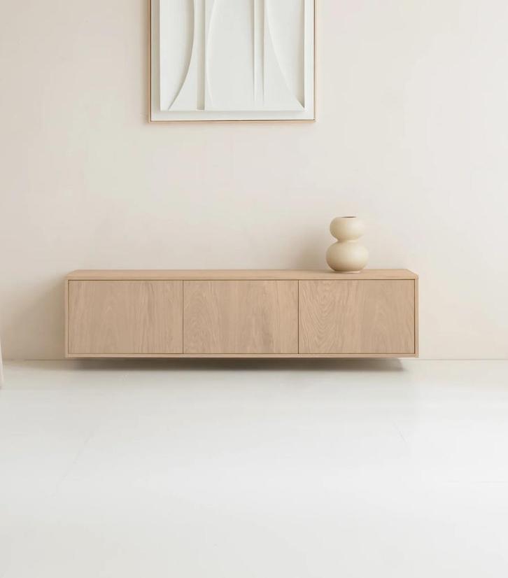 TV meubel Studio Fedde Eikenhout (Clear Oak 120x42cm), Huis en Inrichting, Kasten | Televisiemeubels, Nieuw, Minder dan 100 cm