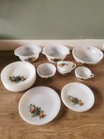 Arcopal Fruits de France Servies Vintage, Gebruikt, Ophalen of Verzenden, Glas, Overige stijlen