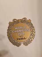 G 124 Wereldkampioen Rally 1974 Sticker, Ophalen of Verzenden