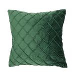 Fluwelen kussenhoes | Ruit structuur | Groen 44 x 44 cm, Huis en Inrichting, Woonaccessoires | Kussens, Dekussenkraam@gmail.com