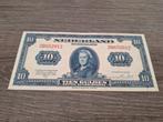Bijna UNC biljet 10 gulden Wilhelmina, 1943, Postzegels en Munten, Bankbiljetten | Nederland, Ophalen of Verzenden, 10 gulden