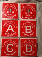 Tegel MOSA SCHOOLBAT Ermelo., Ophalen of Verzenden, Landmacht, Nederland, Overige typen