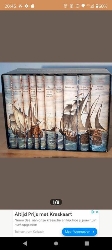 NIEUWE! 10-delige boeken-box van Ontdekkingsreizigers. beschikbaar voor biedingen