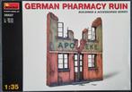 MiniArt 1:35 #35537 German Pharmacy Ruin, Ophalen of Verzenden, Nieuw, 1:35 tot 1:50, Diorama