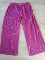 Flared broek roze elastische taille XL, Kleding | Dames, Maat 46/48 (XL) of groter, Nieuw, Ophalen of Verzenden, Roze