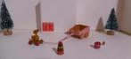 oud houten rose trek karretje trekeend poppenhuis speelgoed., Verzenden, Zo goed als nieuw, Poppenhuis