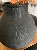 Grote zwarte pot, Huis en Inrichting, Woonaccessoires | Spiegels, Ophalen, Minder dan 50 cm, Rond, Zo goed als nieuw