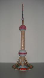 Cubic Fun 3D Puzzel Oriental Pearl Tower (77,5cm), Ophalen, Minder dan 500 stukjes, Zo goed als nieuw, Rubik's of 3D-puzzel