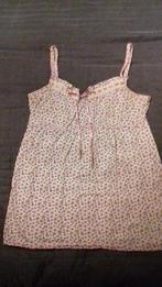 Roze topje bloemetjes strikje, dunne bandjes, mt M. 4,50, Maat 38/40 (M), Ophalen of Verzenden, Zo goed als nieuw, Clockhouse