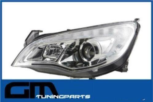 Led dagrij koplampen opel astra J chrome uitvoering, Auto-onderdelen, Verlichting, Opel, Nieuw, Ophalen of Verzenden