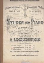 Ba8 bladmuziek etuden voor piano    ---, Gebruikt, Klassiek, Ophalen of Verzenden, Artiest of Componist