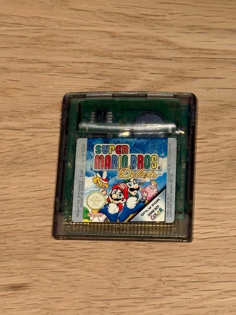 Super Mario Bros. Deluxe - Game Boy Color, Spelcomputers en Games, Games | Nintendo Game Boy, Gebruikt, 1 speler, Ophalen of Verzenden