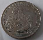 5 crown 1991 Turks & Caicos Islands Columbus Herdenkingsmunt, Ophalen of Verzenden, Overige landen, Losse munt