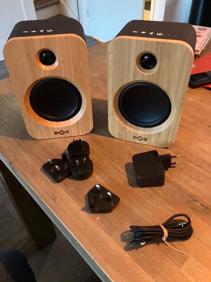 Marley Get Together Duo Bluetooth Speaker draadloos, Audio, Tv en Foto, Luidsprekers, Nieuw, Front, Rear of Stereo speakers, Minder dan 60 watt