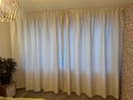 Ecru gordijnen, ribstof, 3,3m breed, Huis en Inrichting, Stoffering | Gordijnen en Lamellen, Gebruikt, 200 cm of meer, Ophalen of Verzenden