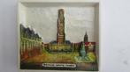 Hobra reliëf tegel Brugge Grote Markt, Antiek en Kunst, Antiek | Keramiek en Aardewerk, Ophalen of Verzenden