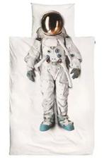 Snurk dekbedovertrek astronaut, Gebruikt, Jongetje of Meisje, Wit, Dekbedovertrek