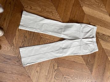 Massimo Dutti straight high waist coated broek  34 nieuw beschikbaar voor biedingen