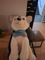 Grote Knuffel Husky Hond, Ophalen of Verzenden, Zo goed als nieuw, Hond