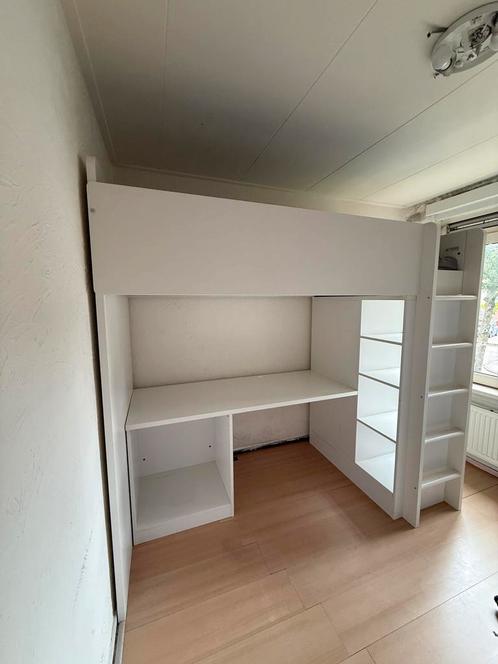 Hoogslaper ikea, Huis en Inrichting, Slaapkamer | Stapelbedden en Hoogslapers, Gebruikt, Hoogslaper, 90 cm, 200 cm, Eenpersoons