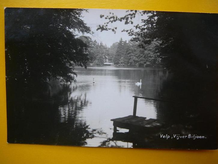 Velp.  Vijver Biljoen, Verzamelen, Ansichtkaarten | Nederland, Gelopen, Gelderland, 1920 tot 1940, Ophalen of Verzenden