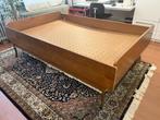 Bed twijfelaar 120x190 opklapbed, Huis en Inrichting, Slaapkamer | Bedden, Ophalen, Gebruikt, Bruin, 190 cm of minder