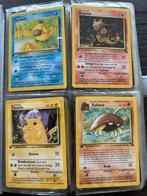 Pokémon base, fossil en Jungle - 1st Edition NL/EN Kaarten, Ophalen of Verzenden, Gebruikt, Meerdere kaarten