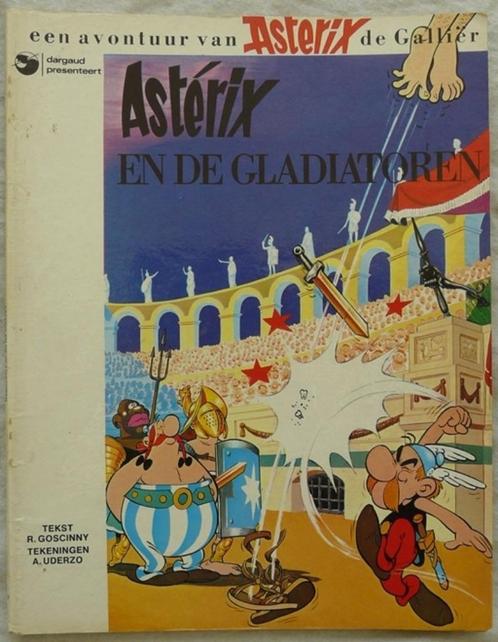 Strip Asterix, Asterix e/d Gladiatoren, Nr.9, Dargaud, 1980., Boeken, Stripboeken, Gelezen, Eén stripboek, Ophalen of Verzenden
