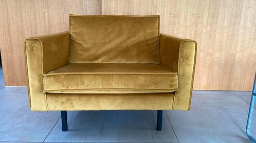 Sissy-Boy Amsterdam Loveseat oker, Huis en Inrichting, Fauteuils, Zo goed als nieuw, Metaal, Ophalen