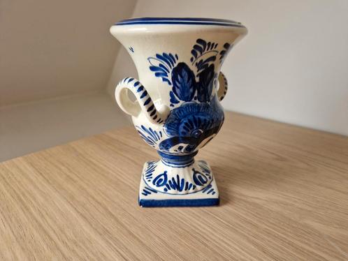 Delfts Blauwe vaas – handgeschilderd – 16 cm – Holland, Antiek en Kunst, Antiek | Vazen, Ophalen of Verzenden