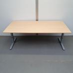 Gispen bureau - 200x100 cm werkplek buro, Huis en Inrichting, Bureaus, In hoogte verstelbaar, Gebruikt, Ophalen, Bureau